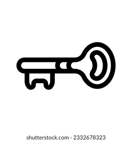 Ilustración de diseño del símbolo del vector de iconos clave