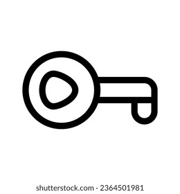 Key Icon Vector Symbol Design Illustration