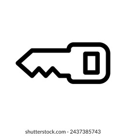 Key Icon Vector Symbol Design Illustration