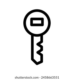 Key Icon Vector Symbol Design Illustration