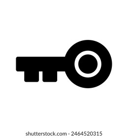 Key Icon Vector Symbol Design Illustration