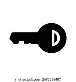 Key Icon Vector Symbol Design Illustration