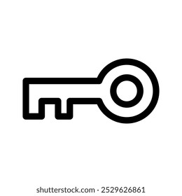 Key Icon Vector Symbol Design Illustration