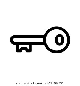 Key Icon Vector Symbol Design Illustration