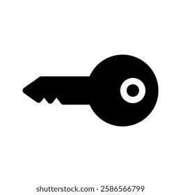 Key Icon Vector Symbol Design Illustration