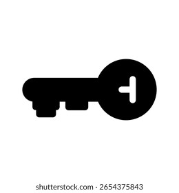 Ilustración de diseño de símbolo de Vector de icono clave