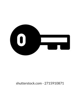 Key Icon Vector Symbol Design Illustration