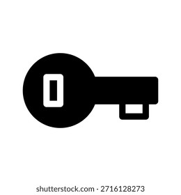 Key Icon Vector Symbol Design Illustration