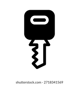 Key Icon Vector Symbol Design Illustration
