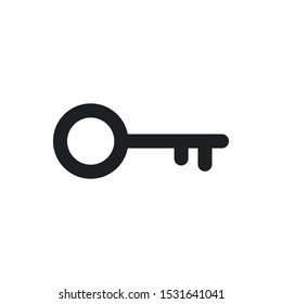 Key Icon Vector Symbol Eps