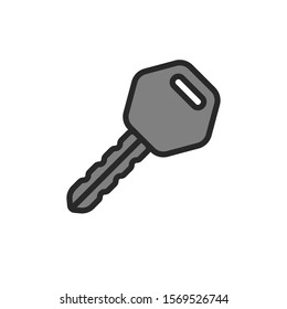 Key icon vector symbol illustration EPS 10