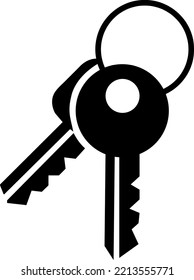 Key icon vector symbol illustration on white background..eps
