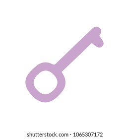 Key icon - vector key symbol. protection and security sign - vector lock symbol