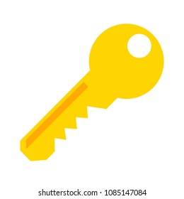Key icon - vector key symbol. protection and security sign - vector lock symbol