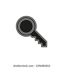 Key icon - vector key symbol. protection and security sign - vector lock symbol