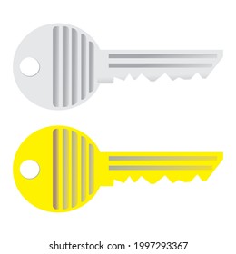 Key icon - vector key symbol. protection and security sign - vector lock symbol