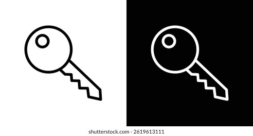 key icon Vector symbol in trendy flat style