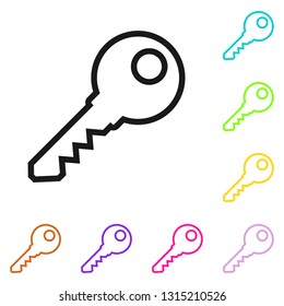 Key icon. Key vector icon. Key symbol for web site design
