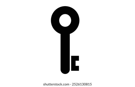 Key icon vector . Key symbol for web site design . Vector Illustration .