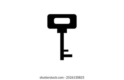 Key icon vector . Key symbol for web site design . Vector Illustration .