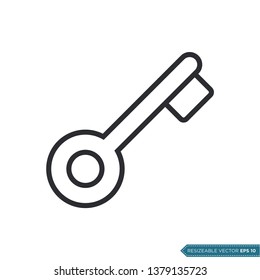 Key Icon Vector Template