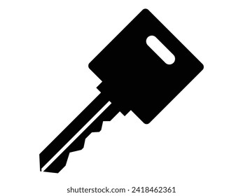 Key Icon,  key icon vector, in trendy flat style isolated on white background. key icon image, key icon illustration