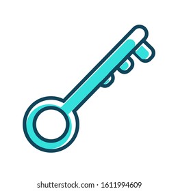 Key icon vector in trendy style design on white background