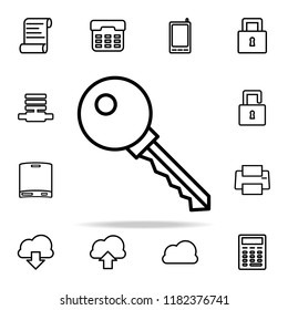 key icon. web icons universal set for web and mobile on white background