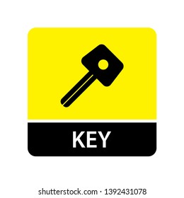 Key icon for web and mobile