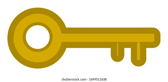key icon white background for app and web