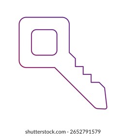 ícone de chave com fundo branco vetor ilustração stock