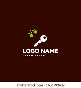 Key icon,logo isolated. modern flat design