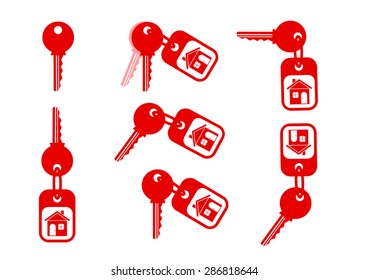 Key icons on white background