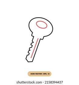 key icons  symbol vector elements for infographic web