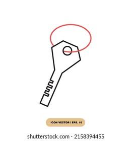 key icons  symbol vector elements for infographic web