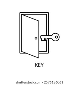key icons  symbol vector elements for infographic web