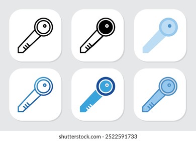key icons with various design styles