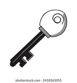 Key icon,vector illustration symbol design
