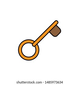 key illustration design template full colour
