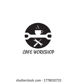 key illustration logo coffee, vector design