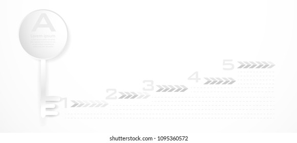key - Infographic Graphics - modern Vector illustration Business.
