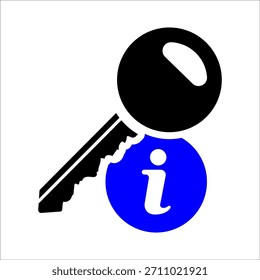 Ícone de informações principais Design de ilustração de vetor