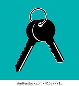 key isolated design 