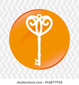 key isolated design 
