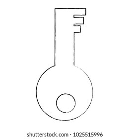 key isolated icon image 