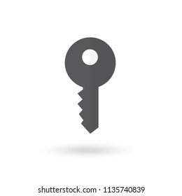 key isolated on white background, illustration concept