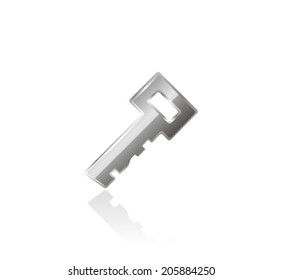 Key isolated on white background. Vector