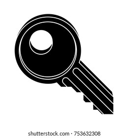 key isolated vector icon