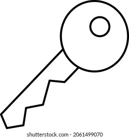 Key Isolated Vector icon which can easily modify or edit

