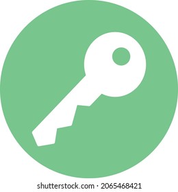Key Isolated Vector icon which can easily modify or edit

